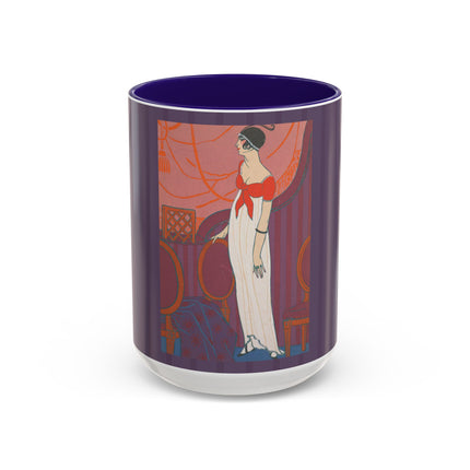 L’Entracte by Georges Lepape Colorful Mugs (11oz, 15oz)