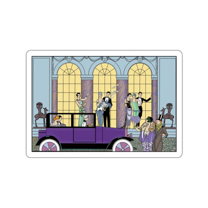 Au Revoir by George Barbier Kiss-Cut Stickers (4 Sizes)