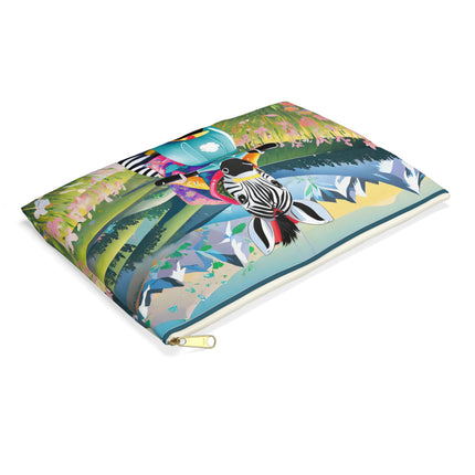 Stripes on Wheels Pencil Case