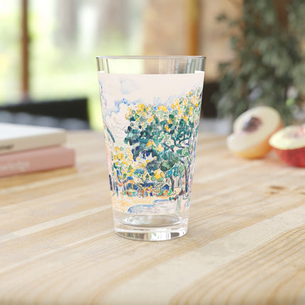 Antibes by Paul Signac Pint Glass – Sunlit Tree & Mediterranean Glow
