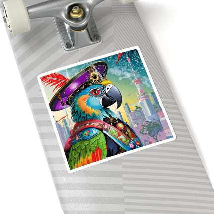 Tech Plumes Kiss-Cut Stickers (4 Sizes)