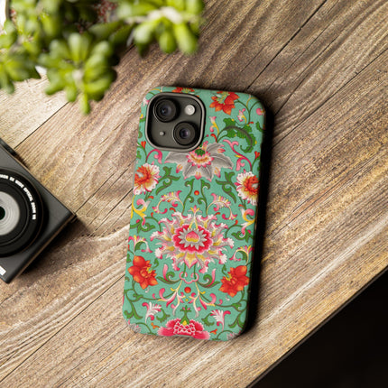 Colorful Floral Pattern by Owen Jones Phone Cases
