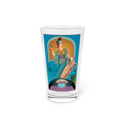 March & Aquamarine Zodiac Pint Glass