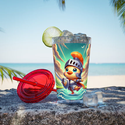 Valiant Duck Sunsplash Tumbler with Straw, 16oz