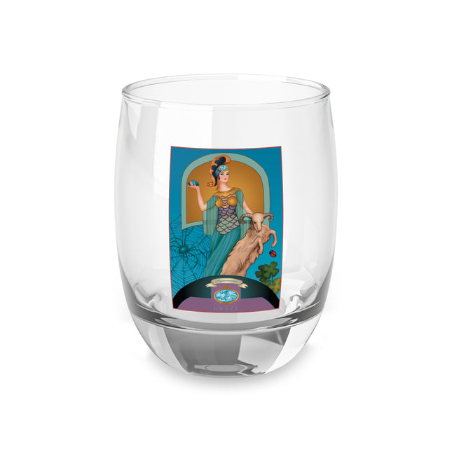 March & Aquamarine (Gem Series) by Sofia Chiostri Whiskey Glass