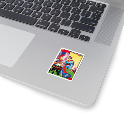 A Timeless Journey by Umberto Brunelleschi Kiss-Cut Stickers (4 Sizes)