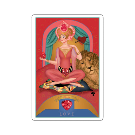 July & Ruby (from the Gem Series) by Sofia Chiostri Kiss-Cut Stickers (4 Sizes)
