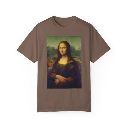 Mona Lisa by Leonardo da Vinci Unisex Garment-Dyed T-shirt