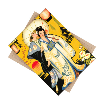 Golden Embrace Ceramic Tile