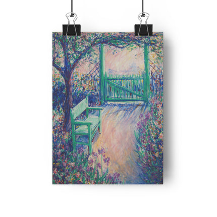 The Artist’s Garden (The Green Chair) by Theodore Earl Butler Giclée Art Print
