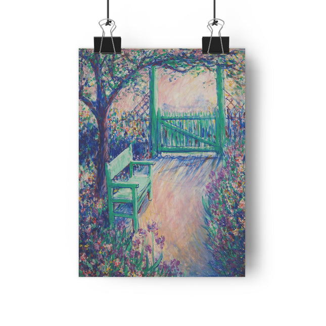 The Artist’s Garden (The Green Chair) by Theodore Earl Butler Giclée Art Print