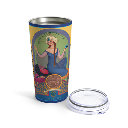 December & Tanzanite (from the Gem Series) by Sofia Chiostri Tumbler 20oz