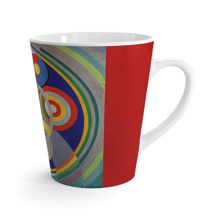 Rythme No. 1 by Robert Delaunay Latte Mug