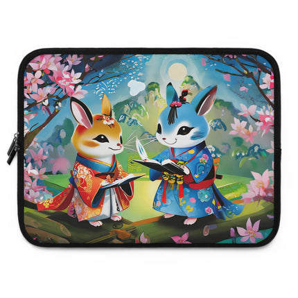 Fairy Animals Writing Wishes Laptop Sleeve