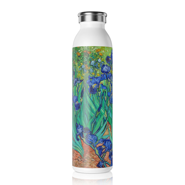 Irises by Vincent Van Gogh Slim Water Bottle