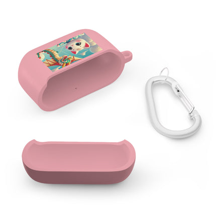 Geisha Kitten and the Dragon Kite AirPods and AirPods Pro Case