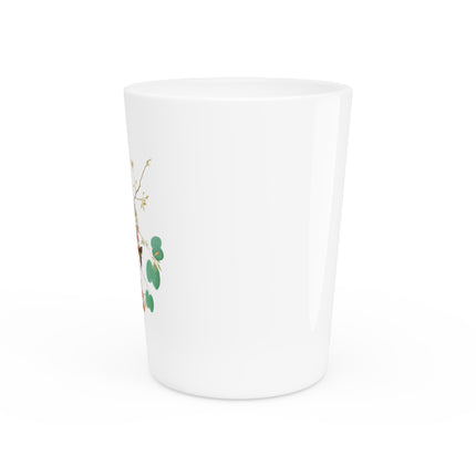 Orange-Headed Ground Thrush by Shaikh Zain al–Din Ceramic Shot Glass