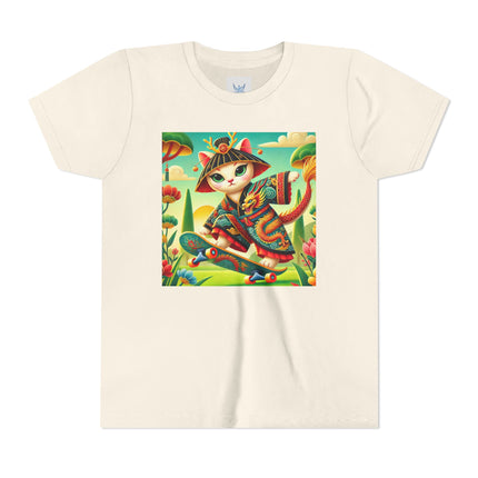 Dragon Dance on Wheels Youth Short Sleeve Tee