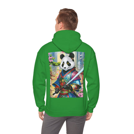 Cyberpunk Samurai Panda – Heavy Blend™ Hooded Sweatshirt