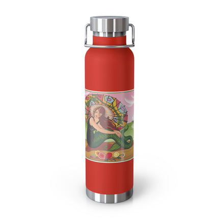 Siren Serenade by Carlo Chiostri Copper Vacuum Insulated Bottle, 22oz
