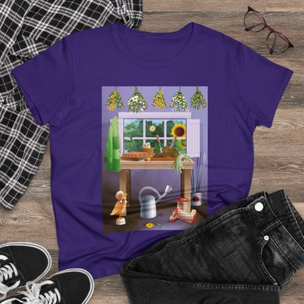 A Gardener's Haven Women's Midweight Cotton Tee