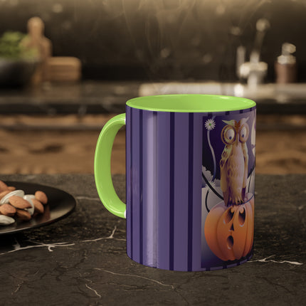 The Startled Pumpkin Colorful Mugs, 11oz
