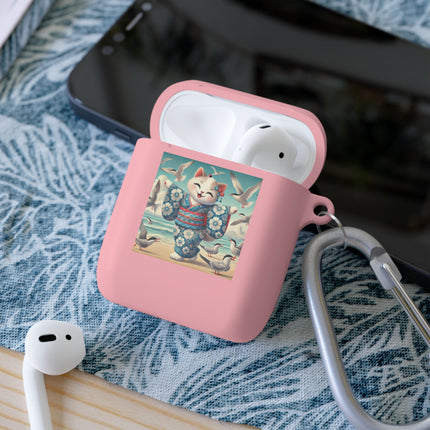 Geisha Kitten by the Seaside AirPods and AirPods Pro Case