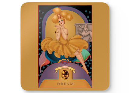 Scorpio Zodiac Design – November & Topaz by Sofia Chiostri | Corkwood Coaster Set