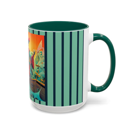 Skeleton Crew of the Misty Seas Colorful Mugs (11oz, 15oz)