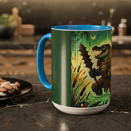 Swamp Tyrant Colorful Mugs (11oz, 15oz)