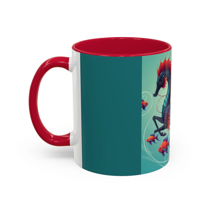 Mermaid & Sea Dragon Mug – Ocean Guardian & Mythic Beauty