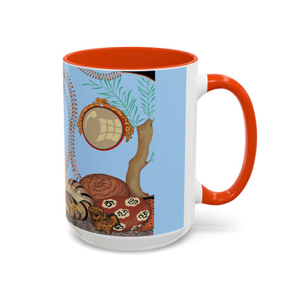 Minuit … ou l’appartement à la mode by George Barbier Colorful Mugs (11oz, 15oz)