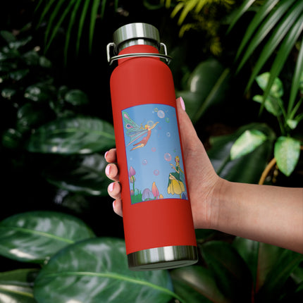 Blossoming Fairy Magic Copper Vacuum Insulated Bottle, 22 oz