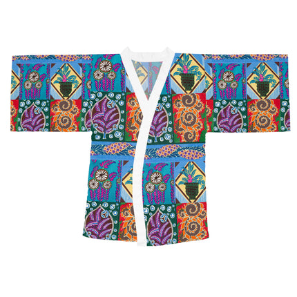 Floral Design by Emile-Alain Séguy Long Sleeve Kimono Robe (AOP)