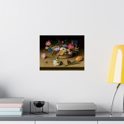 Flower Still Life by Ambrosius Bosschaert Matte Horizontal Posters