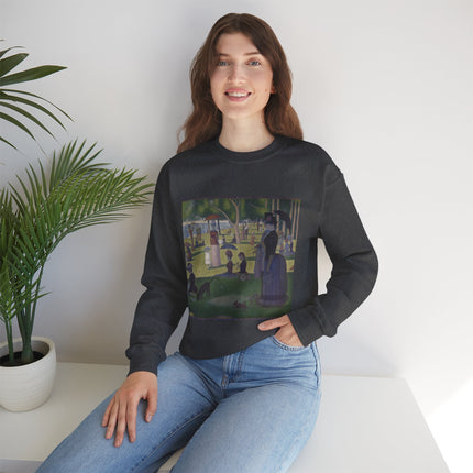 A Sunday on La Grande Jatte by Georges Seurat Heavy Blend™ Crewneck Sweatshirt