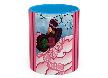 Winter Rose Empress Colorful Mugs (11oz, 15oz)