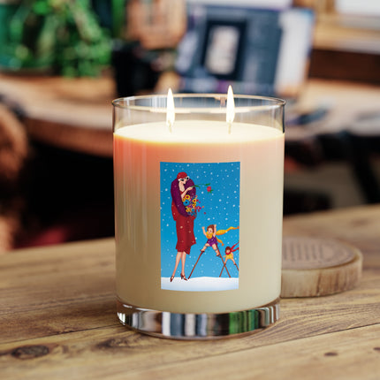 Snowfall & Couture Scented Candle - Full Glass, 11oz