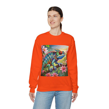 Camouflage Chameleon Unisex Heavy Blend™ Crewneck Sweatshirt