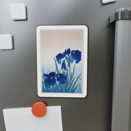 Irises by Ohara Koson Die-Cut Magnets (5 Sizes)