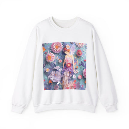Aster Fairy Unisex Heavy Blend™ Crewneck Sweatshirt