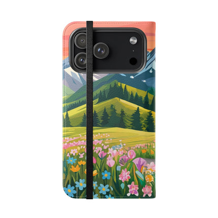 🦓🛴 Stripes on Wheels Flip Case – Sunny Adventures & Storybook Fun