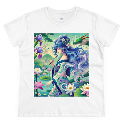Fairy of the Koi Pond Cotton Tee