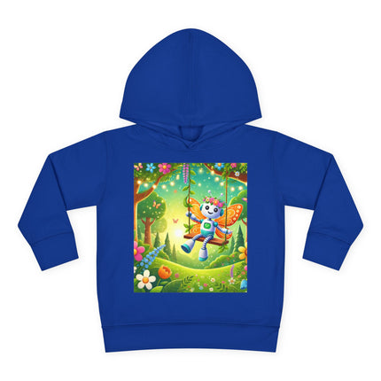 Robot Fairy Toddler Pullover Fleece Hoodie