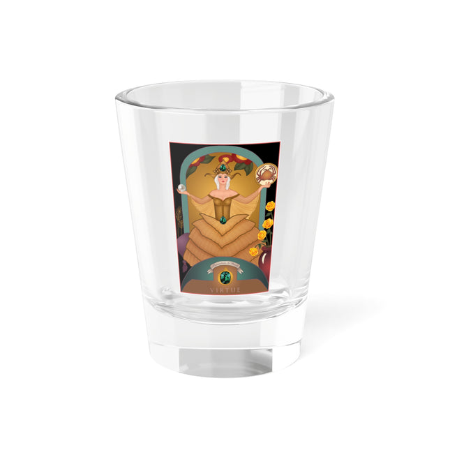 June & Pearl, Alexandrite (from the Gem Series) by Sofia Chiostri Shot Glass, 1.5oz