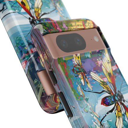 Neon Swarm Phone Cases