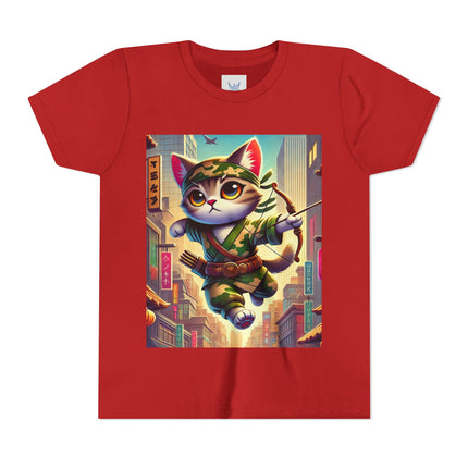 Archer Cat Youth Short Sleeve Tee