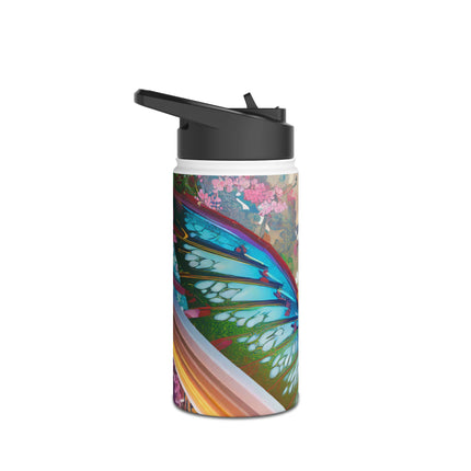 Cyberpunk Chic Stainless Steel Water Bottle