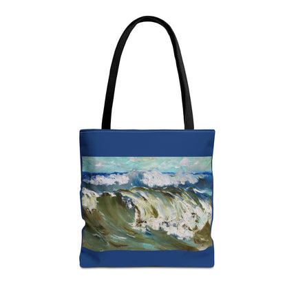 The Wave by Karl Hagemeister Tote Bag (AOP)