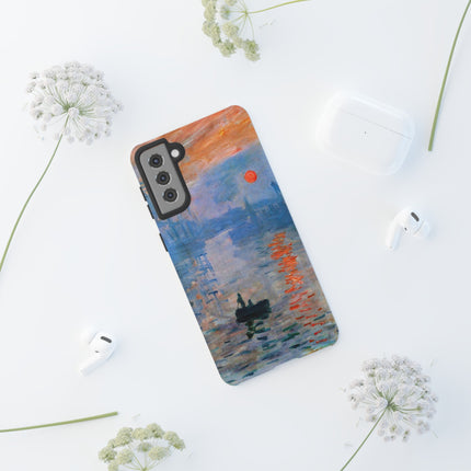 Sunrise by Claude Monet Phone Cases